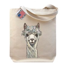 Load image into Gallery viewer, Alpaca Tote Bag, Farmhouse Neutral
