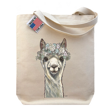 Load image into Gallery viewer, Alpaca Tote Bag, Farmhouse Neutral