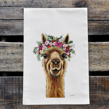 Load image into Gallery viewer, Alpaca Towel &#39;Fiona&#39;, Farmhouse Kitchen Decor
