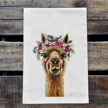 Load image into Gallery viewer, Alpaca Towel 'Fiona', Farmhouse Kitchen Decor