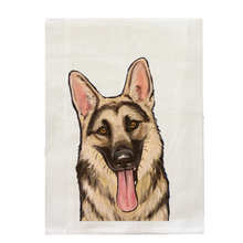 Load image into Gallery viewer, German Shepherd Towel, Dog Towel, Farmhouse Kitchen Decor
