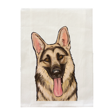 Load image into Gallery viewer, German Shepherd Towel, Dog Towel, Farmhouse Kitchen Decor