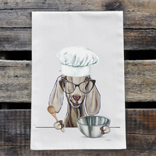 Load image into Gallery viewer, Goat Baking Towel 'Margot', Goat Kitchen Decor