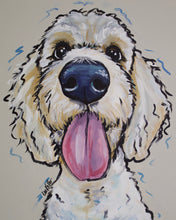Load image into Gallery viewer, Dog Art Print, &#39;Murphy&#39; Goldendoodle Fine Art Print
