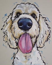 Load image into Gallery viewer, Dog Art Print, 'Murphy' Goldendoodle Fine Art Print
