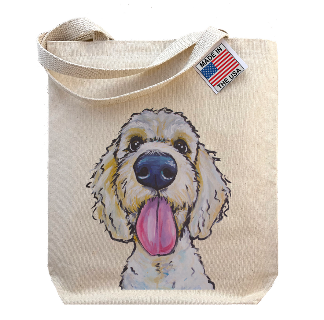 Golden Doodle Tote Bag, Dog Tote Bag