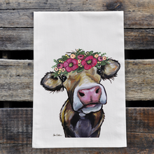 Load image into Gallery viewer, Cow Towel 'Hazel', Farmhouse Kitchen Decor