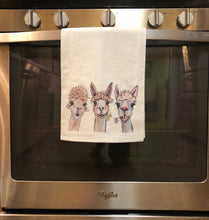 Load image into Gallery viewer, Alpaca Towel 'Trio',  Farmhouse Kitchen Decor