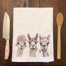Load image into Gallery viewer, Alpaca Towel 'Trio',  Farmhouse Kitchen Decor