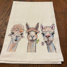 Load image into Gallery viewer, Alpaca Towel 'Trio',  Farmhouse Kitchen Decor