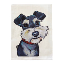 Load image into Gallery viewer, Schnauzer Towel, Dog Towel, Farmhouse Kitchen Decor