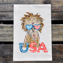 Load image into Gallery viewer, Chicken Towel &#39;Lola&#39;, July 4th Decor
