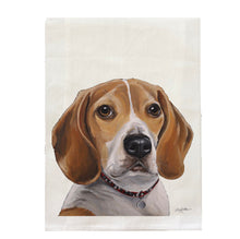 Load image into Gallery viewer, Beagle Towel, Dog Towel, Farmhouse Kitchen Decor
