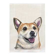 Load image into Gallery viewer, Corgi Towel, Dog Towel, Farmhouse Kitchen Decor