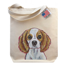 Load image into Gallery viewer, King Charles Spaniel Tote Bag, Dog Tote Bag