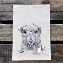 Load image into Gallery viewer, Sheep Coffee Towel 'Stella', Sheep Kitchen Decor