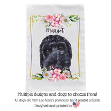 Load image into Gallery viewer, Personalized Doodle Tea Towel - Customized Golden or Labradoodle Kitchen Towel
