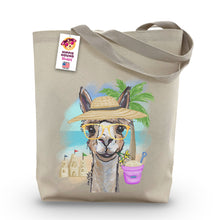 Load image into Gallery viewer, Beach Tote Bag, &#39;Lycoming&#39;, Summer Alpaca Tote Bag
