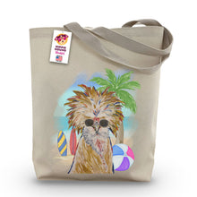 Load image into Gallery viewer, Beach Tote Bag, &#39;Lola&#39;, Summer Chicken Tote Bag
