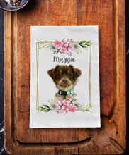 Load image into Gallery viewer, Personalized Pet Photo Tea Towel - Customized Pet Photo Kitchen Towel
