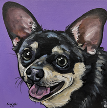 Load image into Gallery viewer, Custom Hand Painted Pet Portraits -Dog or Cat Painting on Canvas - EXPRESSIVE STYLE
