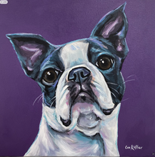 Load image into Gallery viewer, Custom Hand Painted Pet Portraits -Dog or Cat Painting on Canvas - EXPRESSIVE STYLE
