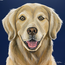 Load image into Gallery viewer, Custom Hand Painted Pet Portraits -Dog or Cat Painting on Canvas - REALISTIC STYLE
