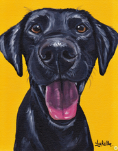 Load image into Gallery viewer, Custom Hand Painted Pet Portraits -Dog or Cat Painting on Canvas - REALISTIC STYLE
