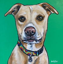 Load image into Gallery viewer, Custom Hand Painted Pet Portraits -Dog or Cat Painting on Canvas - EXPRESSIVE STYLE
