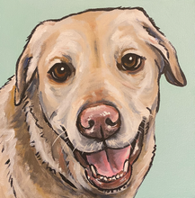 Load image into Gallery viewer, Custom Hand Painted Pet Portraits -Dog or Cat Painting on Canvas - EXPRESSIVE STYLE
