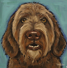 Load image into Gallery viewer, Custom Hand Painted Pet Portraits -Dog or Cat Painting on Canvas - EXPRESSIVE STYLE
