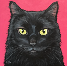 Load image into Gallery viewer, Custom Hand Painted Pet Portraits -Dog or Cat Painting on Canvas - EXPRESSIVE STYLE
