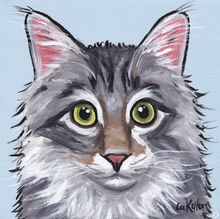 Load image into Gallery viewer, Custom Hand Painted Pet Portraits -Dog or Cat Painting on Canvas - EXPRESSIVE STYLE
