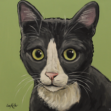Load image into Gallery viewer, Custom Hand Painted Pet Portraits -Dog or Cat Painting on Canvas - EXPRESSIVE STYLE
