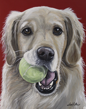 Load image into Gallery viewer, Custom Hand Painted Pet Portraits -Dog or Cat Painting on Canvas - REALISTIC STYLE
