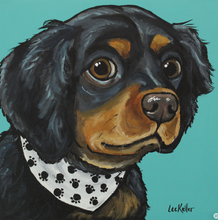 Load image into Gallery viewer, Custom Hand Painted Pet Portraits -Dog or Cat Painting on Canvas - EXPRESSIVE STYLE
