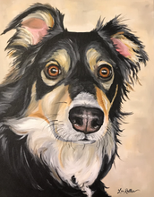 Load image into Gallery viewer, Custom Hand Painted Pet Portraits -Dog or Cat Painting on Canvas - REALISTIC STYLE
