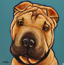 Load image into Gallery viewer, Custom Hand Painted Pet Portraits -Dog or Cat Painting on Canvas - EXPRESSIVE STYLE
