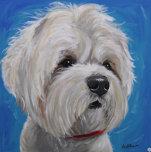 Load image into Gallery viewer, Custom Hand Painted Pet Portraits -Dog or Cat Painting on Canvas - EXPRESSIVE STYLE
