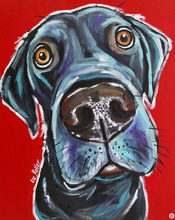 Load image into Gallery viewer, Custom Hand Painted Pet Portraits -Dog or Cat Painting on Canvas - EXPRESSIVE STYLE
