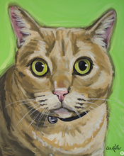 Load image into Gallery viewer, Custom Hand Painted Pet Portraits -Dog or Cat Painting on Canvas - EXPRESSIVE STYLE
