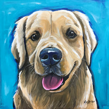 Load image into Gallery viewer, Custom Hand Painted Pet Portraits -Dog or Cat Painting on Canvas - EXPRESSIVE STYLE
