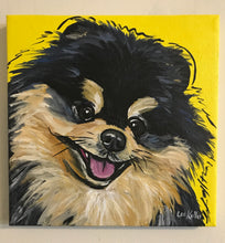Load image into Gallery viewer, Custom Hand Painted Pet Portraits -Dog or Cat Painting on Canvas - EXPRESSIVE STYLE
