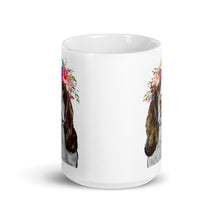 Load image into Gallery viewer, Springer Spaniel Mug, Dog Coffee Mug, 15oz Bright Blooms Spaniel Dog Mug
