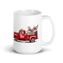 Load image into Gallery viewer, Dog Mug &#39;Farm Truck Mug&#39;, Christmas Coffee Mug, 15oz Dog Mug
