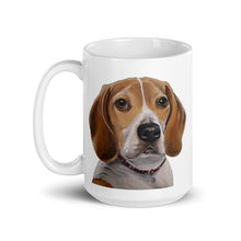 Load image into Gallery viewer, Beagle Mug, Dog Coffee Mug, 15oz Beagle Dog Mug
