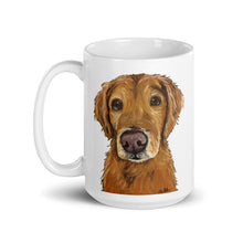 Load image into Gallery viewer, Golden Retriever Mug, Dog Coffee Mug, 15oz Retriever Dog Mug
