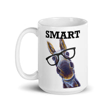 Load image into Gallery viewer, Donkey Mug, &#39;Smart Donkey&#39; Coffee Mug, 15oz Donkey Mug

