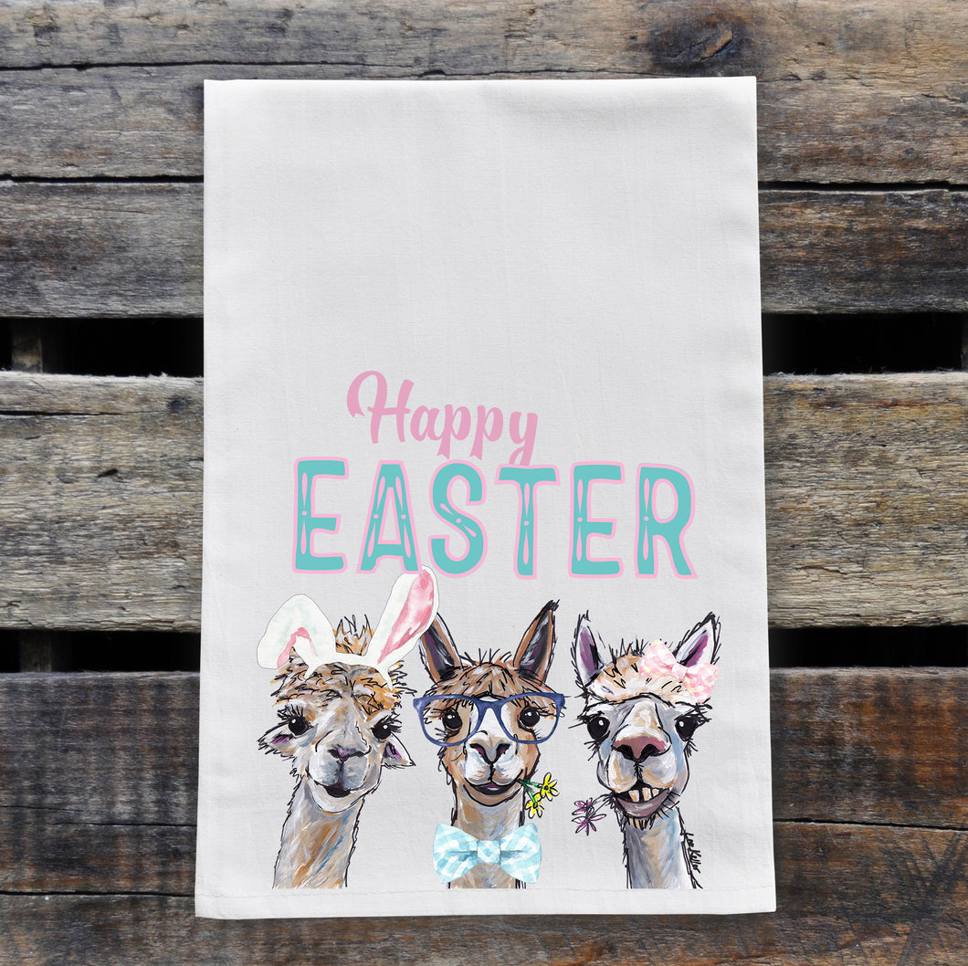 Easter Towel, Alpaca Towel 'Trio', Spring Kitchen Decor