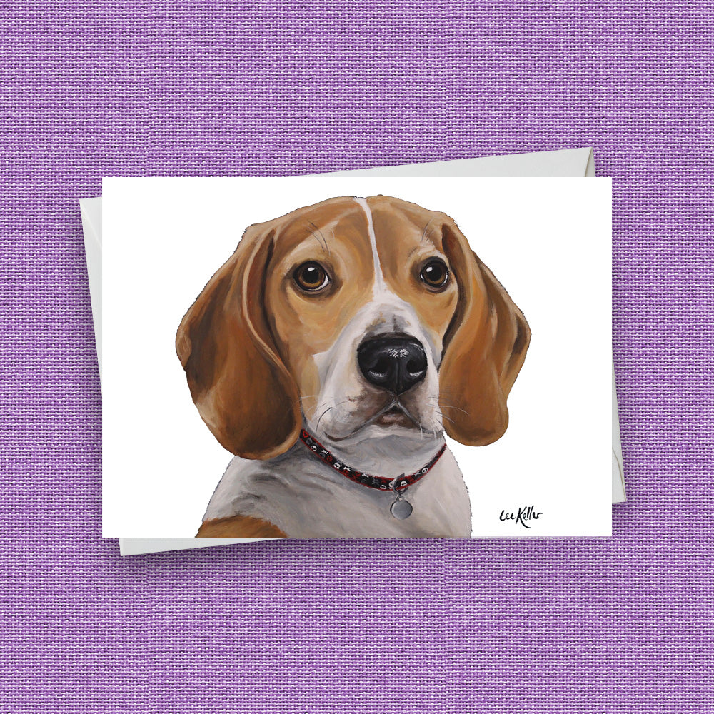 Greeting Card 'Beagle', Dog Greeting Card